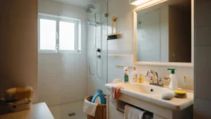 I do this every Sunday: my bathroom stays clean all week with almost no effort