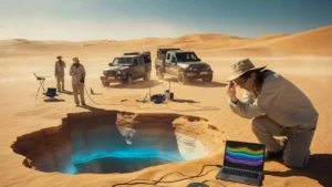 Scientists observe a hidden water reservoir beneath the desert larger than expected