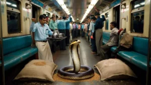 India: king cobras may be spreading by accident – by train